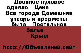 Двойное пуховое одеяло › Цена ­ 10 000 - Все города Домашняя утварь и предметы быта » Постельное белье   . Крым